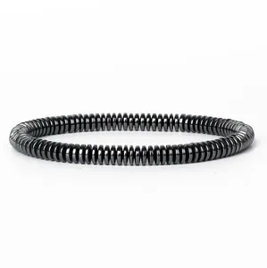 6mm faceted abacus bead hematite bracelet for men women daily energy stone jewelry item