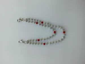 Sparkling rhinestone crystal ball pants chain, punk pocket chain with sturdy lobster clasps.