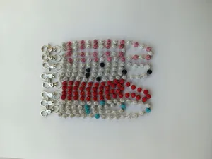 Crystal rhinestone beaded pants chain fashion hip hop waist chain keyring jewelry charm