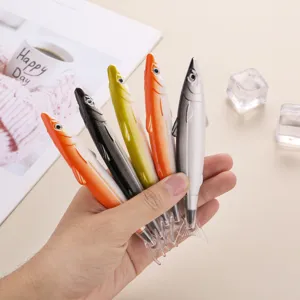 Kreativer Simulierter Fisch Kugelschreiber Neuer Cartoon Salzfisch Rollerball Stift Süßer Schüler Schreibstift Schreibwaren