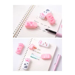 Cute cat paw correction tape mini portable white out tape for student school stationery
