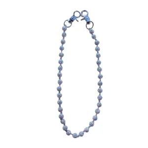 Sparkling rhinestone ball pants chain, hip-hop waist chain and stylish bag strap accessory.
