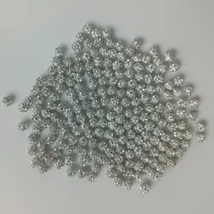White Rhinestone Clay Shamballa Beads Disco Ball Beads For Bracelet Jewelry Making DIY Craft Accessories