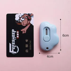 Cute mini cloud utility knife portable student express box opener stationery office tool 1pc