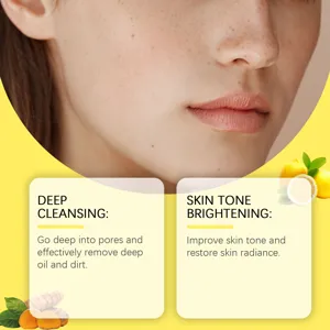 Turmeric facial cleansing exfoliating pads for deep pore cleaning and skin brightening.