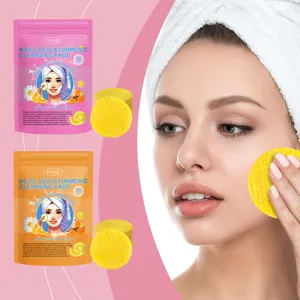 HOYGI Dischetti Detergenti Curcuma Acido Kojic 60pz Esfoliante Viso Cura Pelle