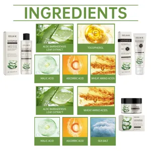 EELHOE Aloe Vera Acide Aminé Exfoliant Toner Gel Set Nettoyage Profond Hydratation Peau