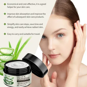 Aloe vera exfoliating scrub detail showing product texture and skincare benefits close up.