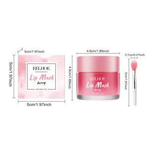 EELHOE mascarilla labial hidratante con brocha 20g tratamiento nutritivo para labios secos