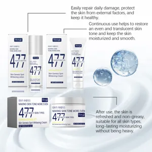Set de cuidado de la piel hidratante Hoygi, loción y crema facial blanqueadora para piel suave.