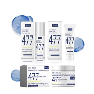 Set de cuidado de la piel Hoygi whitening con loción hidratante y crema facial nutritiva.