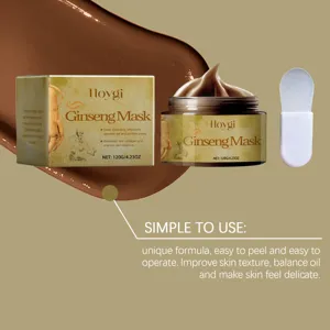 Maschera Viso Peel-Off al Ginseng Hoygi Pulizia Profonda Idratazione Dettaglio