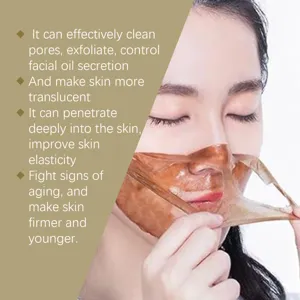 Dettaglio della maschera viso peel-off per una pulizia profonda dei pori e della pelle.