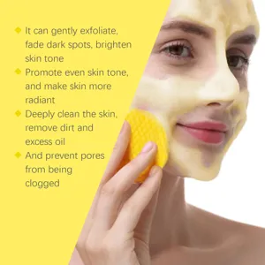 Turmeric exfoliating cleansing pads for gentle deep cleaning, skin brightening and radiance.