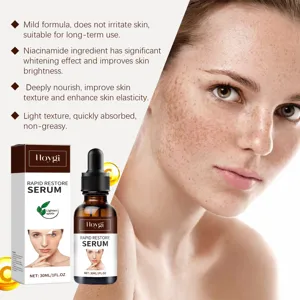 Siero viso HOYGI con niacinamide per idratazione profonda, luminosità ed elasticità cutanea.