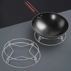 Stainless Steel Pot Rack Kitchen Trivet Heat Insulation Steamer Stand Anti-Scald Cookware Holder Minimalist Home Storage