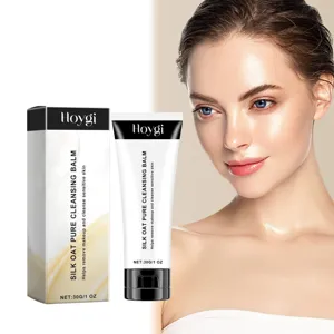 Hoygi Silk Oat Pure Cleansing Balm gentle makeup remover sensitive skin facial cleanser 30g