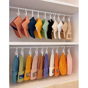 360-Degree Rotating Multi-Purpose Hanging Clips Closet Organizer for Hats Socks Gloves Display