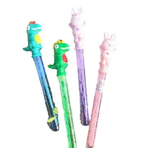 Cartoon Dinosaurier Hase Seifenblasenstab Handheld große Seifenblasen Spielzeug für Kinder