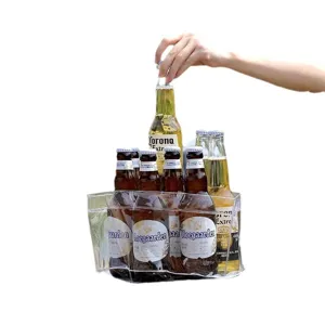 Transparent PVC storage bag portable organizer tote clear travel waterproof cosmetic bag