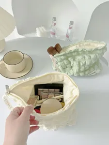 Trousse de maquillage nuage matelassée pochette de voyage portable rangement cosmétique