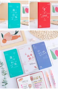 Journal De Bord Quotidien Style INS Carnet De Notes Grille Papeterie Mignonne Etudiante