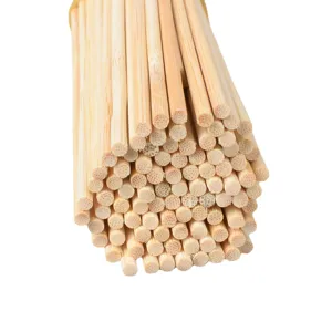 Bâtons de bambou naturels pour arrangement floral tiges de bricolage bois 40cm 50cm
