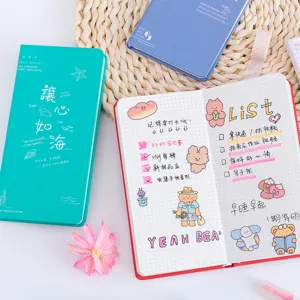 Carnet de notes quadrillé mignon style Ins agenda planificateur étudiant journal portable