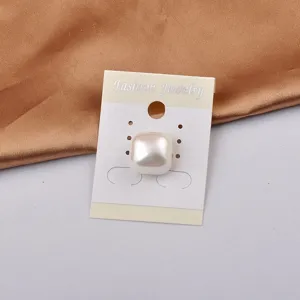 Eleganter quadratischer Perlenmagnet-Broschenstift für Hidschab- und Kleidungssicherung