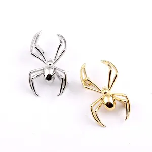 Elegantes Punk-Stil Spinne Brosche Nadel Set in Gold und Silber für Damen und Herren
