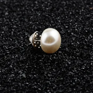 Eleganter Brosche-Pin aus künstlicher Perle für Strickjacke und Kragensicherheit
