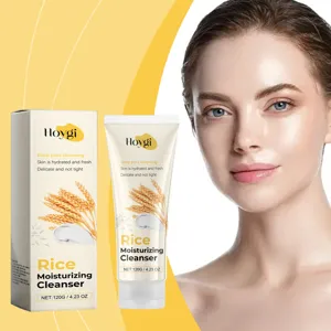 HOYGI Detergente Viso Idratante al Riso 120g Profonda Pulizia dei Pori Skincare