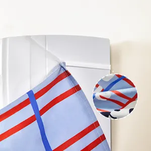 Air conditioner wind deflector cover dustproof cover household striped curtain home use