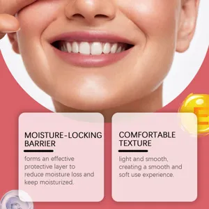 OUHOE moisturizing lip balm keeps lips hydrated, locks in moisture, and smooths dry lips.