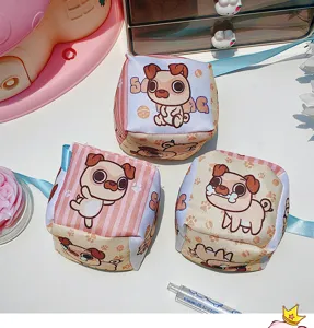 Cute cartoon animal sandbag children toy kindergarten primary school throwing game toy fabric cube