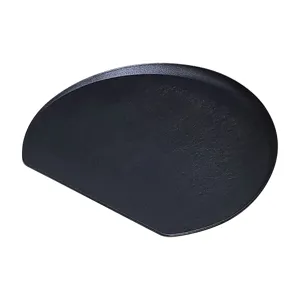 Tabla de cortar semicircular de estilo japonés, bloque de doble cara para fruta y puré.