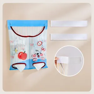 Sac de rangement suspendu en filet pour chaussettes, organiseur pratique pour armoire et chambre.