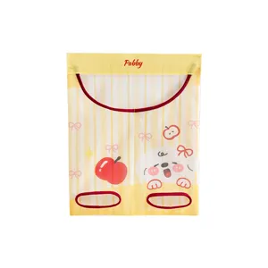 Sac de rangement suspendu en filet pour chaussettes, organisateur mignon de dessins animés.