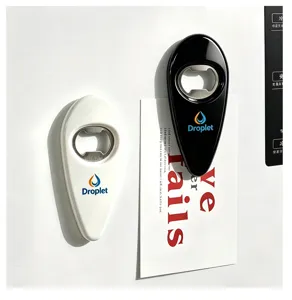 Magnetic bottle opener for refrigerator teardrop shape beer bottle opener kitchen tool