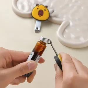 Cute cartoon magnetic bottle opener creative cap opener fridge magnet for kitchen beer tools
