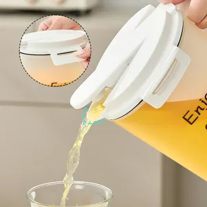 Frosted push-type cold water jug large capacity heat resistant kettle for summer fruit tea juice