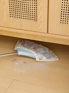 Disposable dust mop replacement cloth for household floor cleaning, convenient lazy cleaning tool.