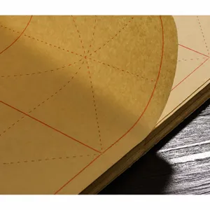 Calligraphy Practice Paper Rice Paper Grid Mao Bian Paper Half Ripe Writing Paper For Beginners Student Stationery