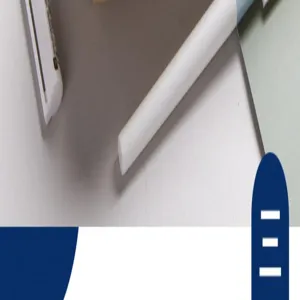 Canvas pencil case detail view showing smooth white cylindrical stationery part clean design.