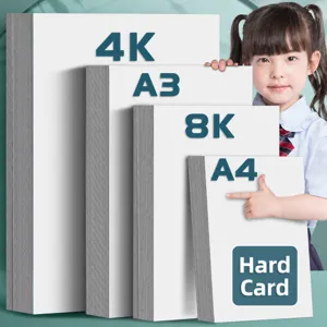 Weißes Kartonpapier Schweres Zeichenpapier Für Kunstmalerei Marker Und Skizzieren