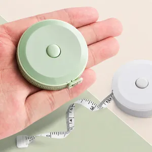 Mini cinta metrica retractil portatil 2m pequena regla suave para medir cintura y cuerpo