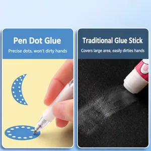 Penna colla a punti rullo adesivo per fai da te scrapbooking applicazione precisa pulita