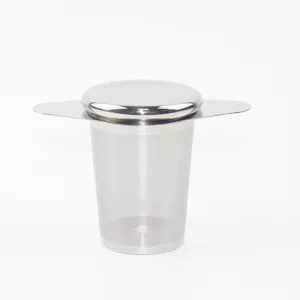 Roestvrij St L Theefilter Fijne Maas Theezeef met Dubbele Oren Handvat Keuken Thee Servies Accessoires