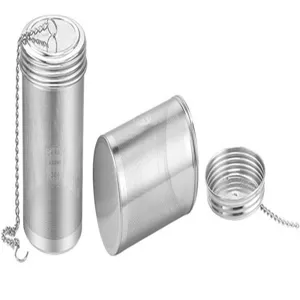 Stainless steel tea infuser basket 304 filter mesh for loose leaf tea and spices kitchen tool