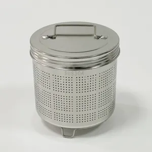 Panier filtre a infuseur a thé en acier inoxydable pour théière pot de santé boule d'épices